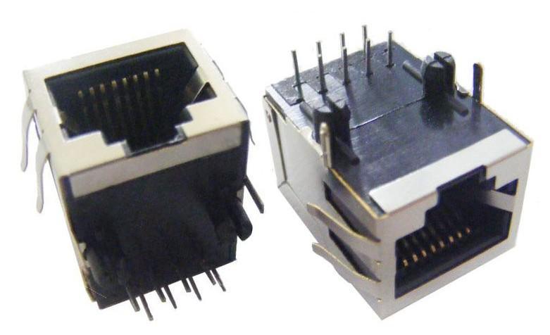 滤波器RJ45+transformer带滤波器插座